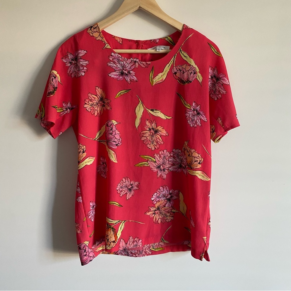 Hot Pink Blouse Size Small